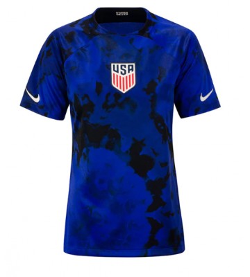 Maillot de foot États-Unis Extérieur Femmes Monde 2022 Manches Courte